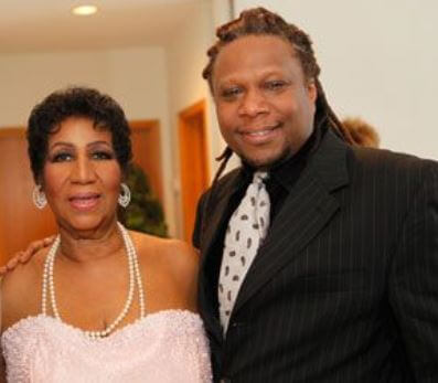 Teddy Richards with her legendary mother, Aretha Franklin